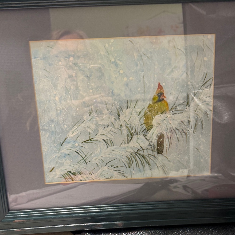 “Winter Lady Cardinal” Print by Robert Bateman.